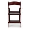 Atlas Commercial Products TitanPRO Mahogany Resin Folding Chair RFC6MHG - alternate 4